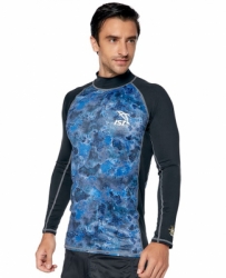 DS46 rash guard ist blue camo balidiveshop 2  large